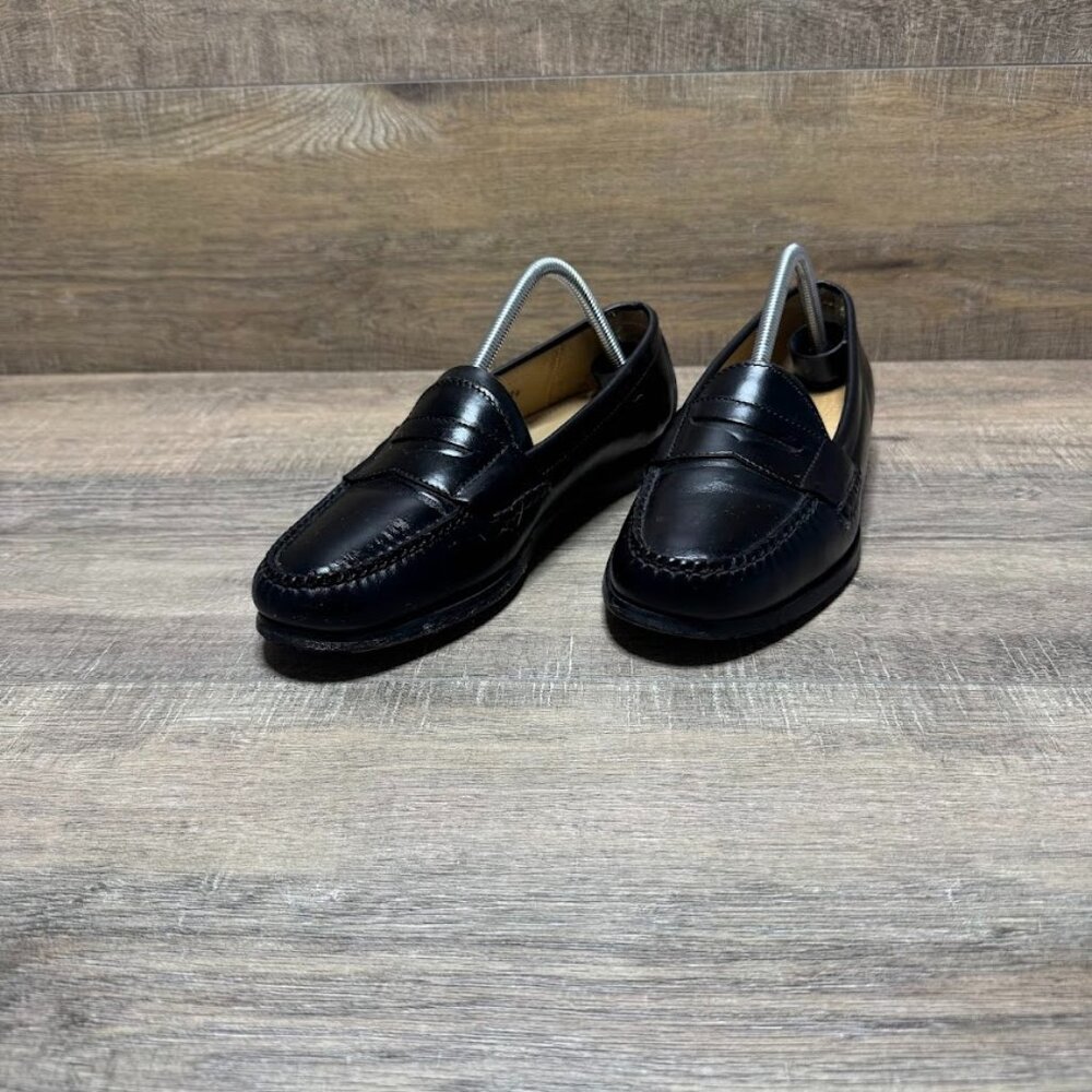 Cole Haan Dark Leather Slip-On Loafers